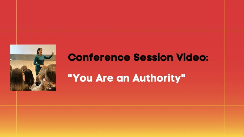 Featured Media thumbnail - You are an Authority - Mindy Gibbins-Klein