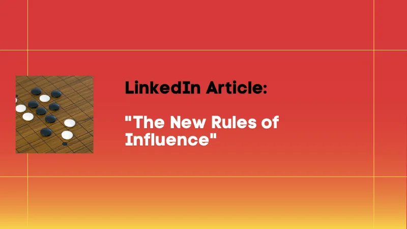 Featured Media thumbnail - The New Rules of Influence - Mindy Gibbins-Klein